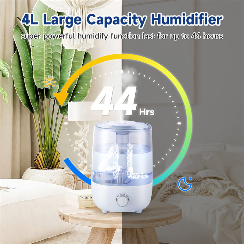 Low Water Level Protection Without Bisphenol A 4L Mechanical Humidifier