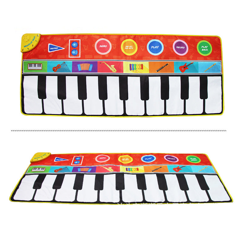 Piano blanket for babies and children