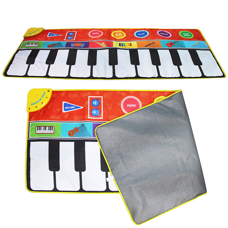 Piano blanket for babies and children